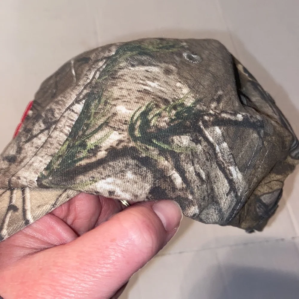 Browning for Her camo adjustable baseball hat with hot pink embroidery